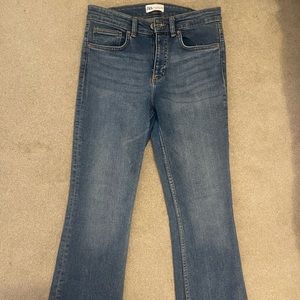 Zara cropped jeans